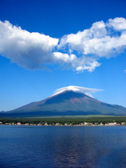 山中湖の朝