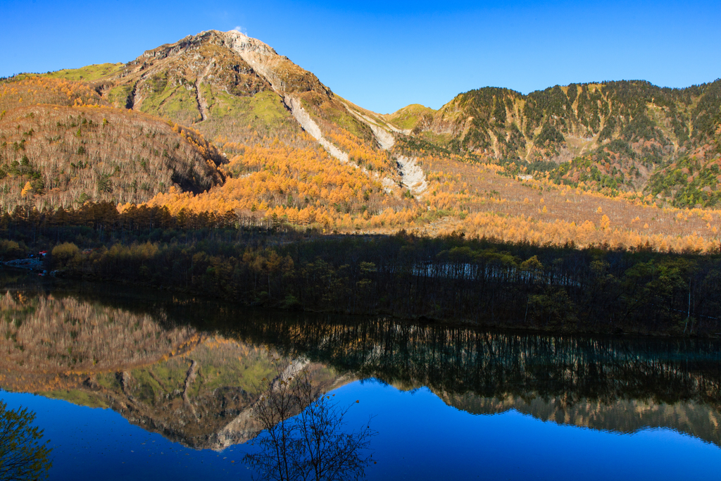 紅葉の焼岳