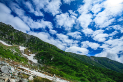 千畳敷カール　夏空