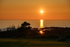 佐渡の旅　夕陽