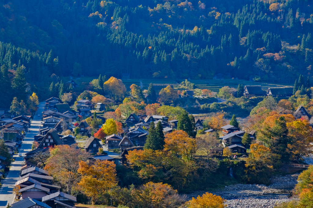 白川郷　紅葉の頃６