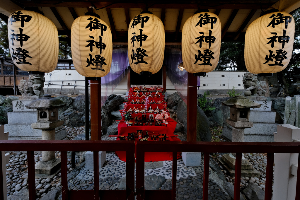 神社の雛祭り