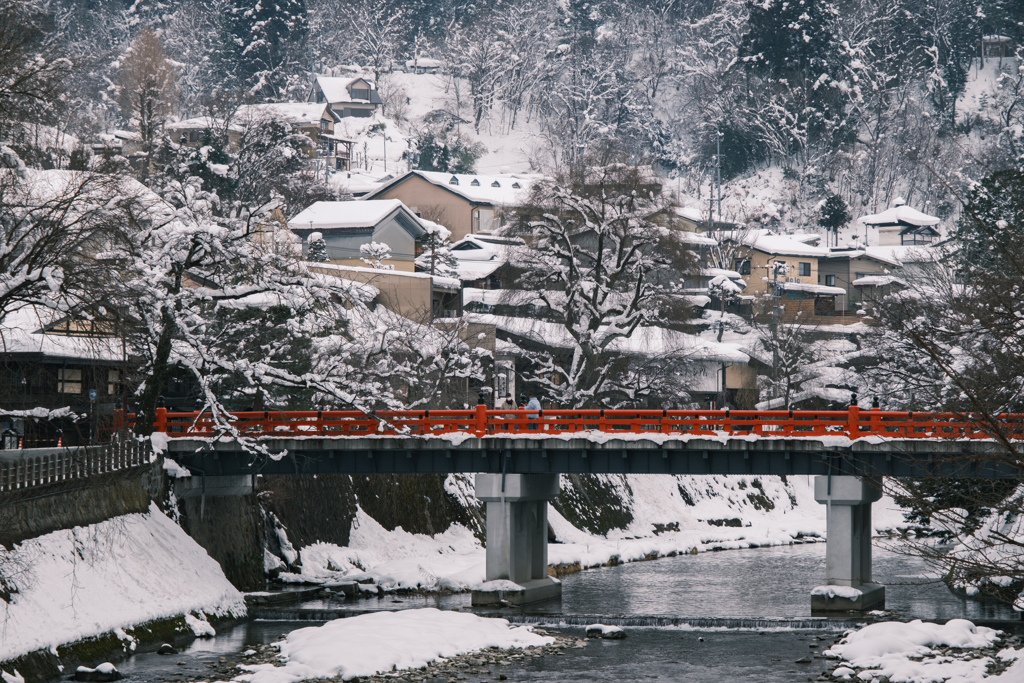 高山冬景色