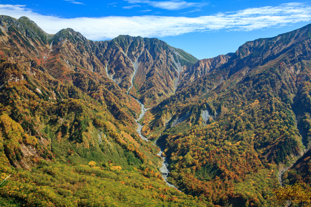 立山　秋　立山カルデラ