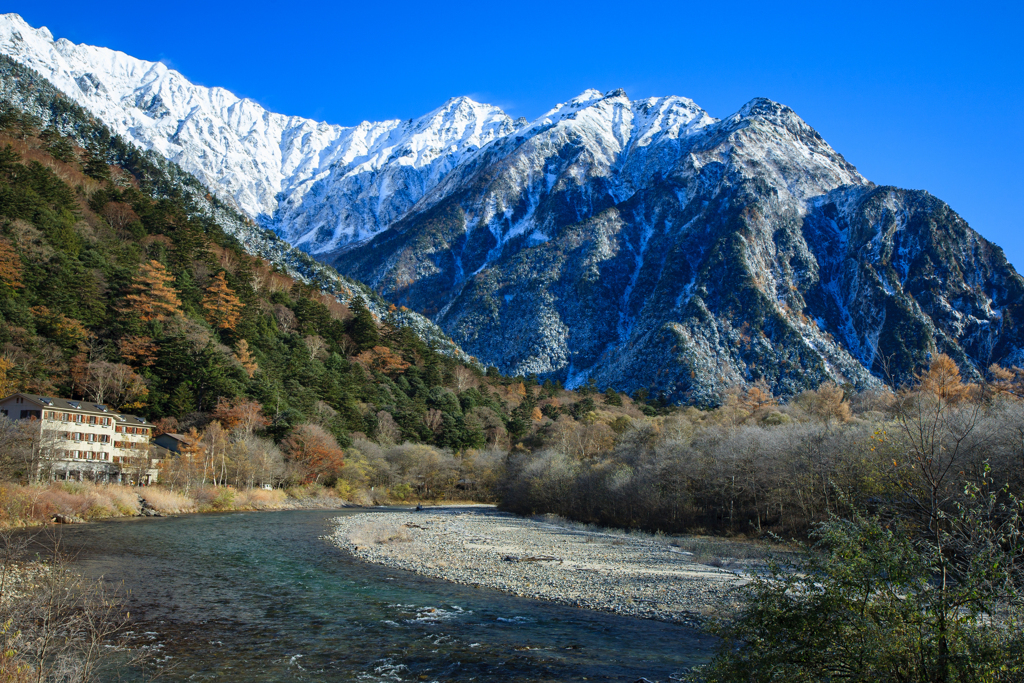 上高地　晩秋