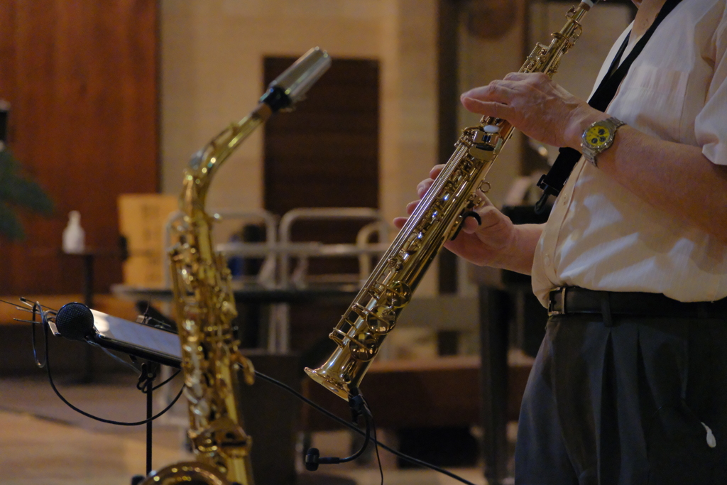 佐渡の旅　夜はJAZZで　ソプラノサックス