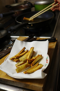 牛蒡の素揚げ