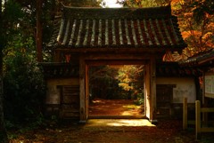 晩秋の如法寺