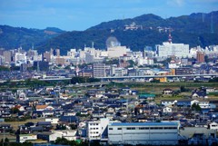四国松山城遠望