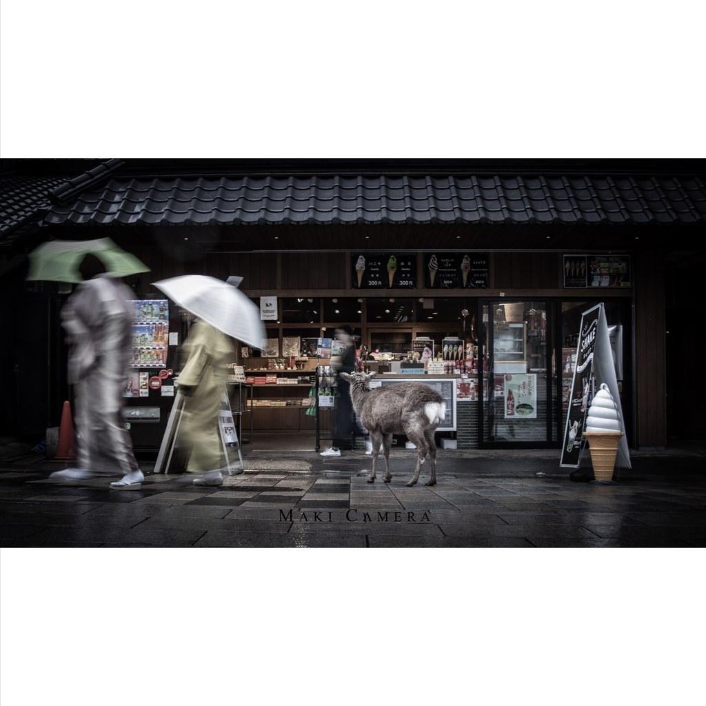 雨の日に