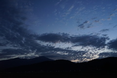 鳥海山朝景