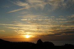 象潟からの夕景