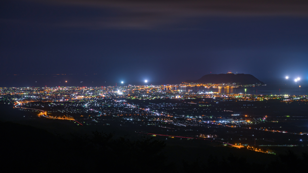 函館裏夜景