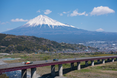 偶然立ち寄ったSAは富士山絶景ポイント