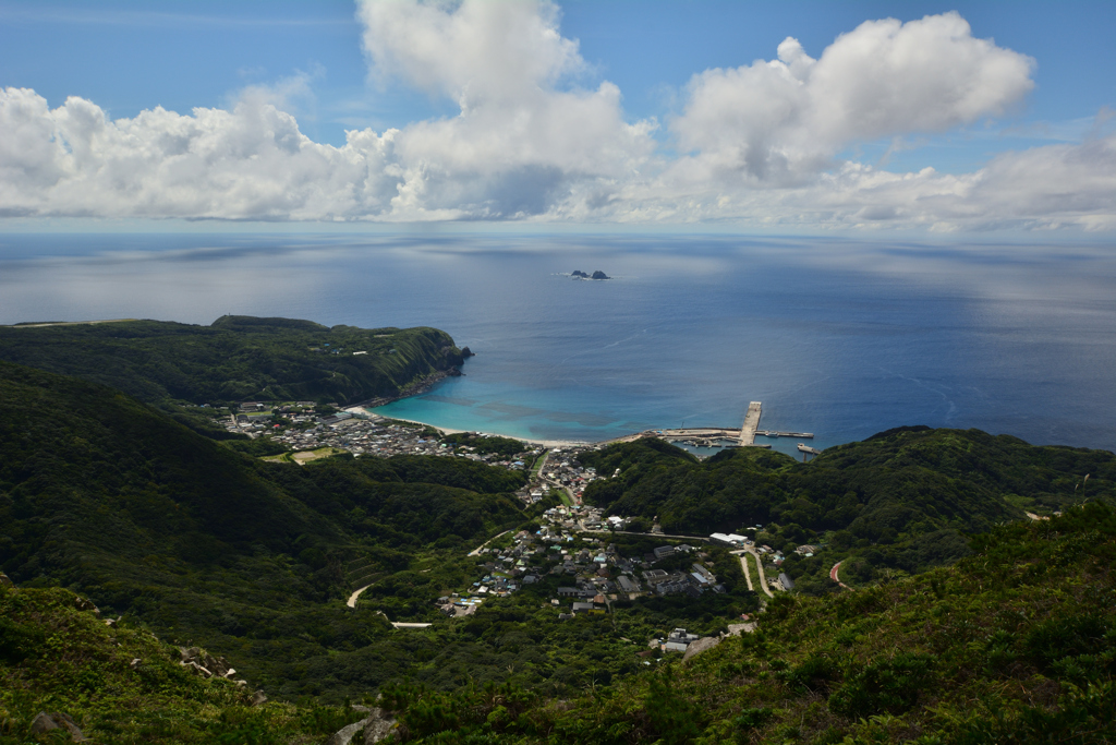 神津島　一望