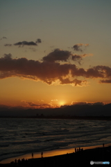江ノ島の夕暮れ