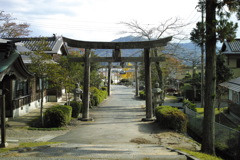 板列神社から見える阿蘇海