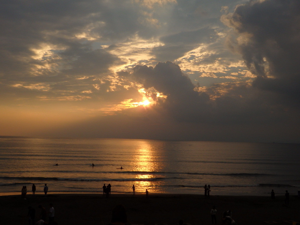 ほんの少しの夕陽