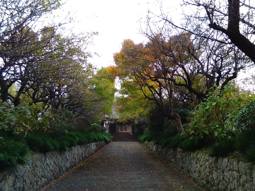 寺までの小径