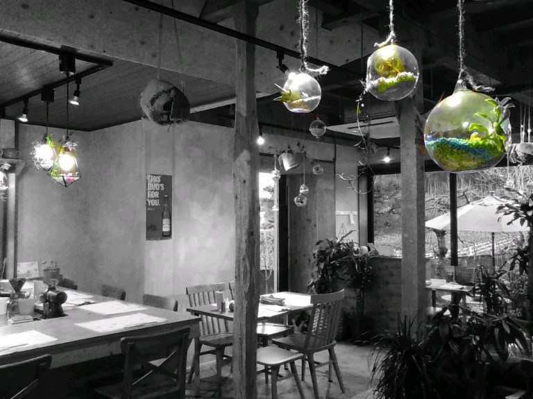 寺cafeにて