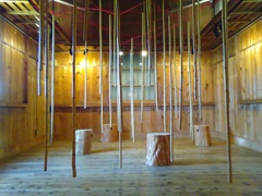 蔵のギャラリーにて