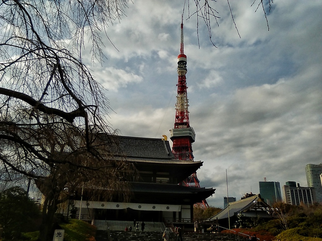 増上寺と東京タワー(２)