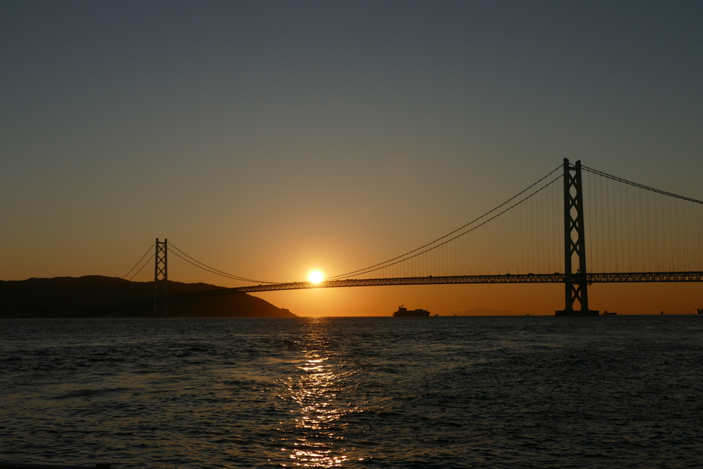今日のマリンピア神戸の夕景