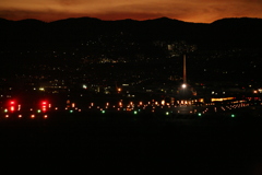 千里川の土手より空活しました