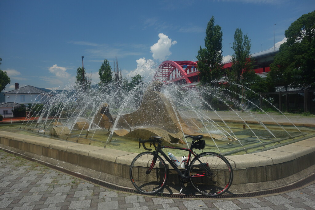ポートアイランド北公園の噴水