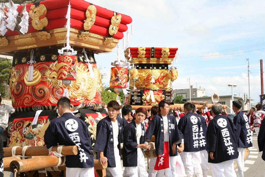 江井ヶ島の秋祭り