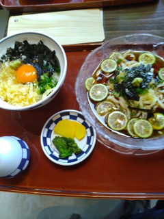 すだちうどん定食