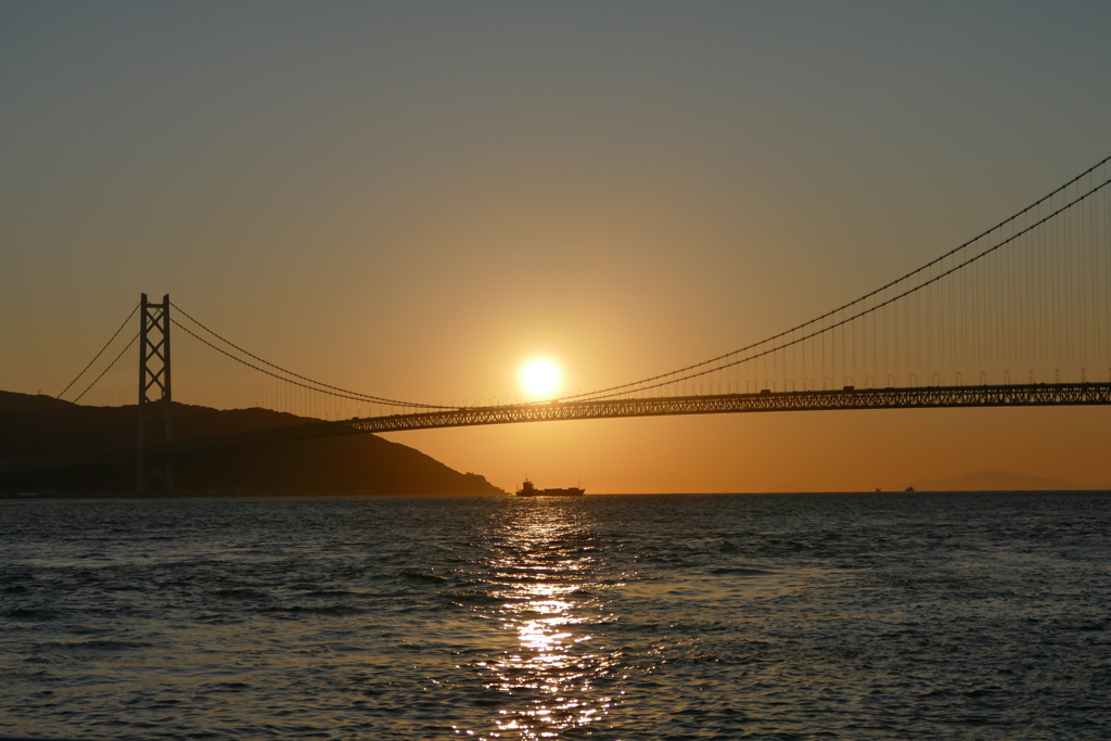 今日のマリンピア神戸の夕景