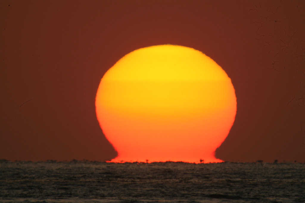 今日の舞子公園の夕景