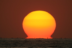 今日の舞子公園の夕景