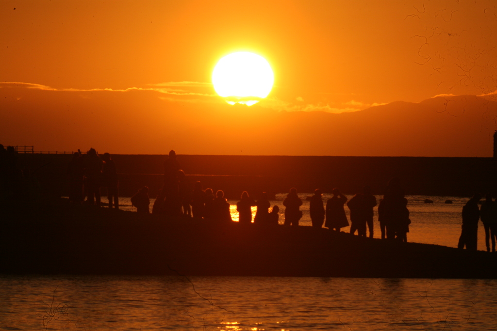 令和二年初日の出