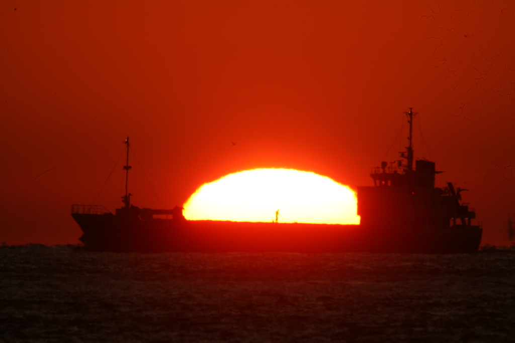 今日のマリンピア神戸の夕景