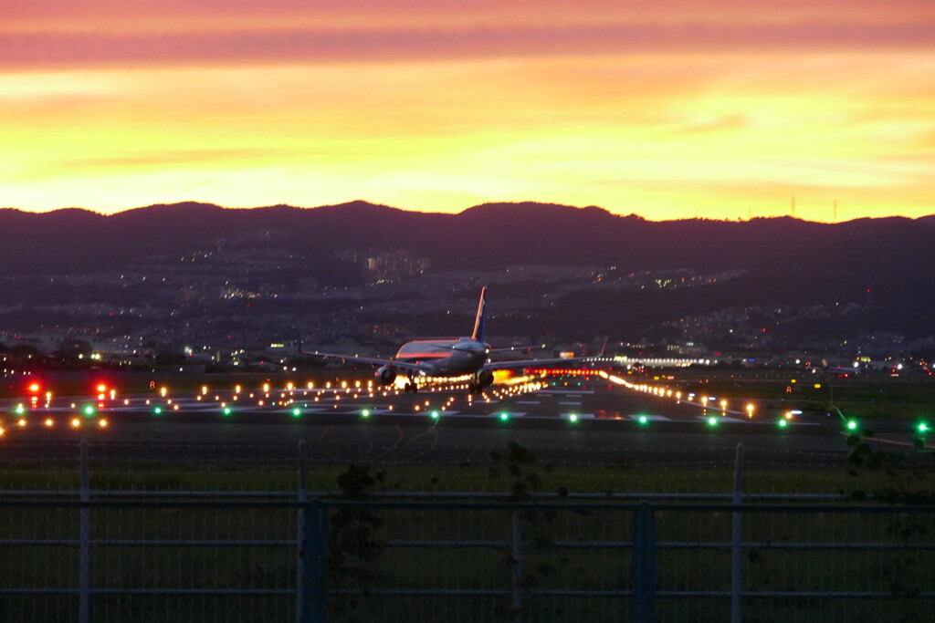千里川の土手より空活しました