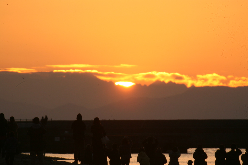 令和二年初日の出