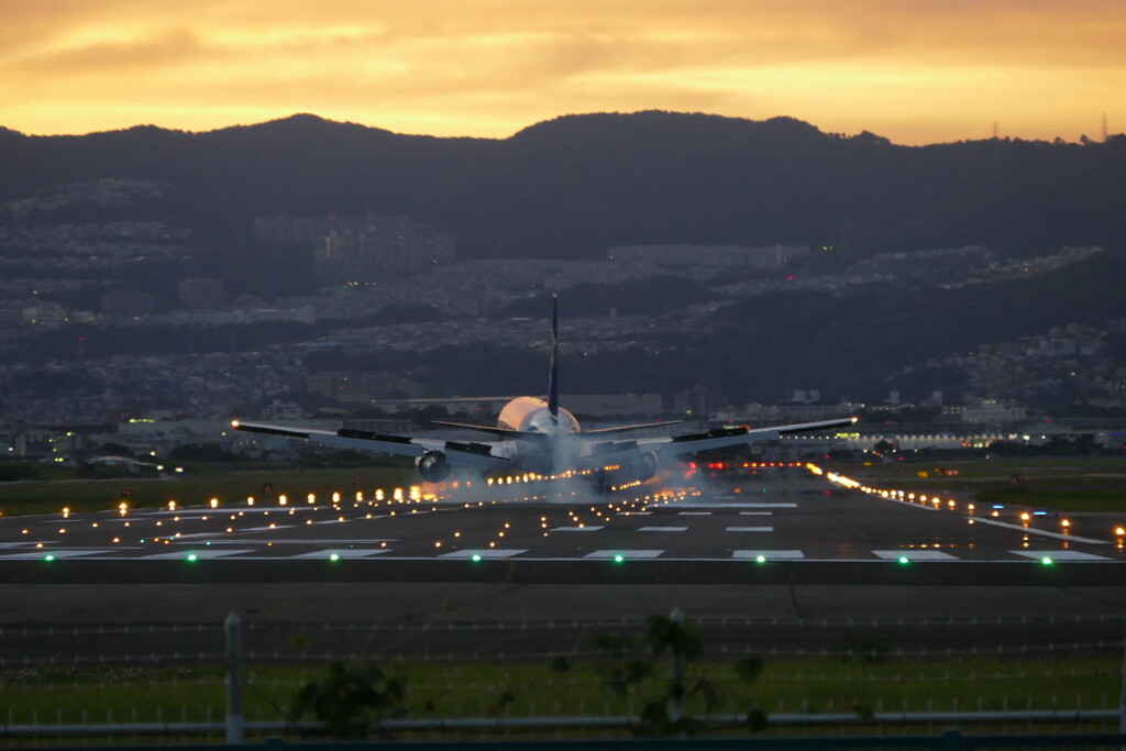 千里川の土手より空活しました
