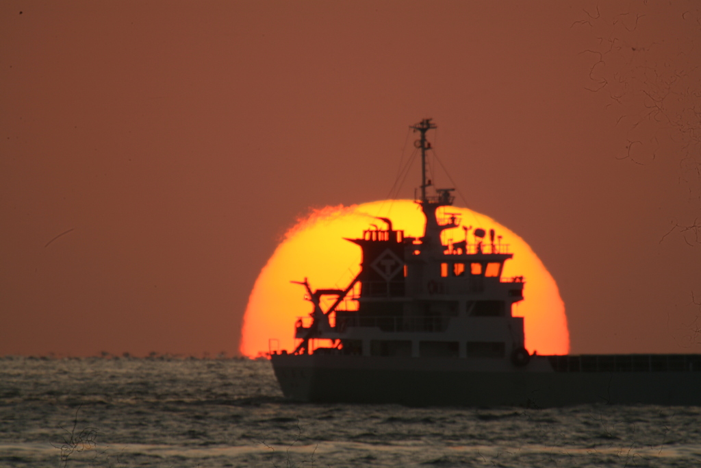 今日の舞子公園の夕景