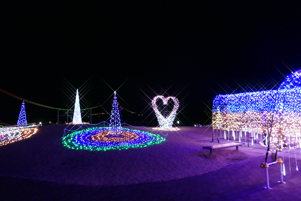 大蔵海岸ハートフルイルミネーション