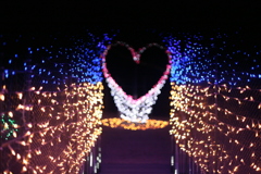 大蔵海岸ハートフルイルミネーション