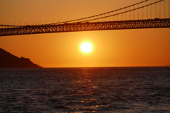 今日のマリンピア神戸の夕景