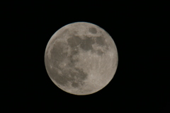 ストロベリームーンと明石海峡大橋