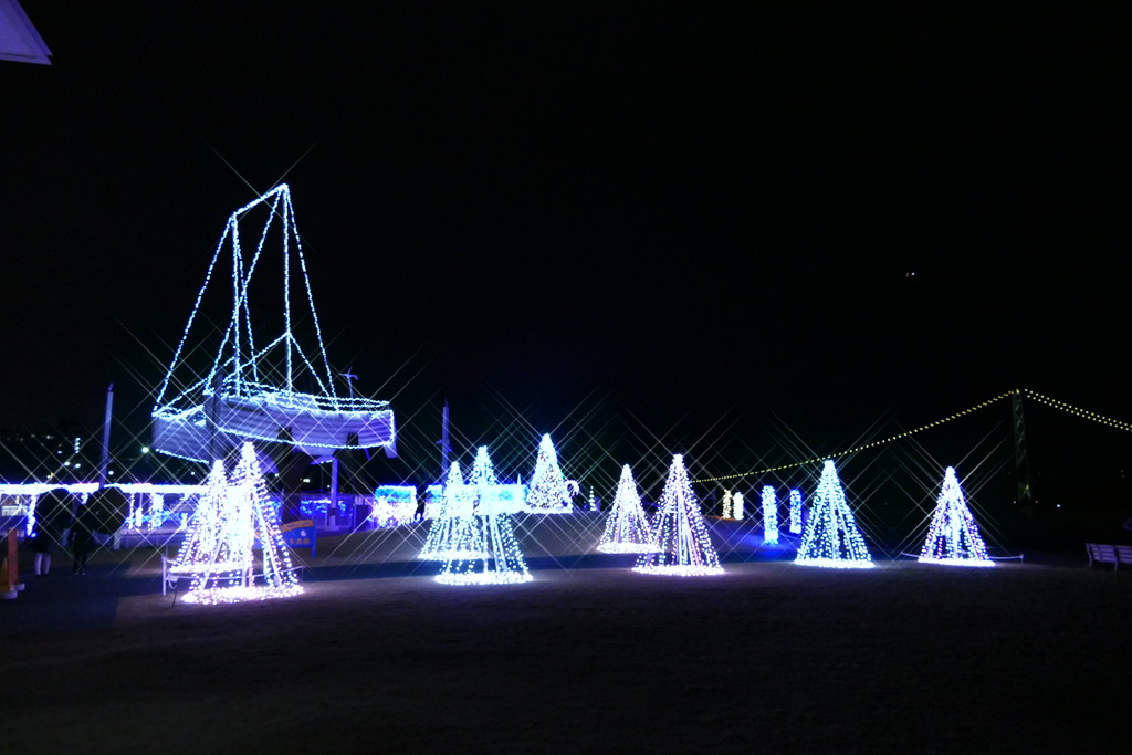 大蔵海岸ハートフルイルミネーション