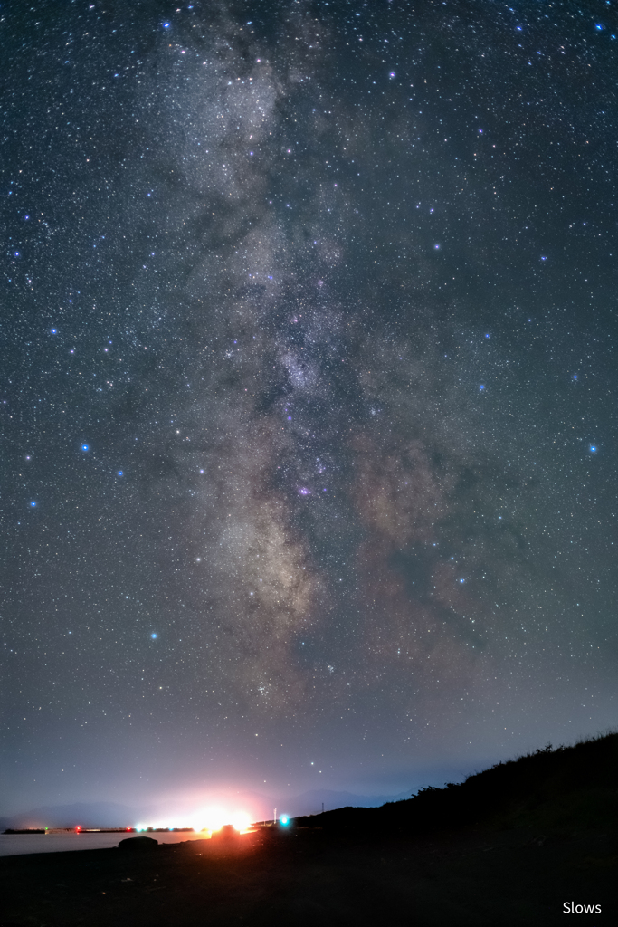 晴れた夜は天の川