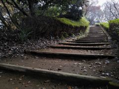 歴史公園への階段