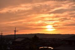 自宅からの夕焼け2