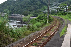 海の見える駅