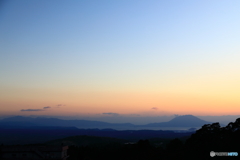桜島の夕暮れ
